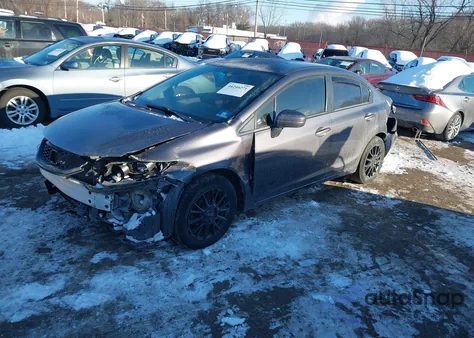 2015 Honda Civic Lx from USA, damaged, VIN 19XFB2F52FE213339